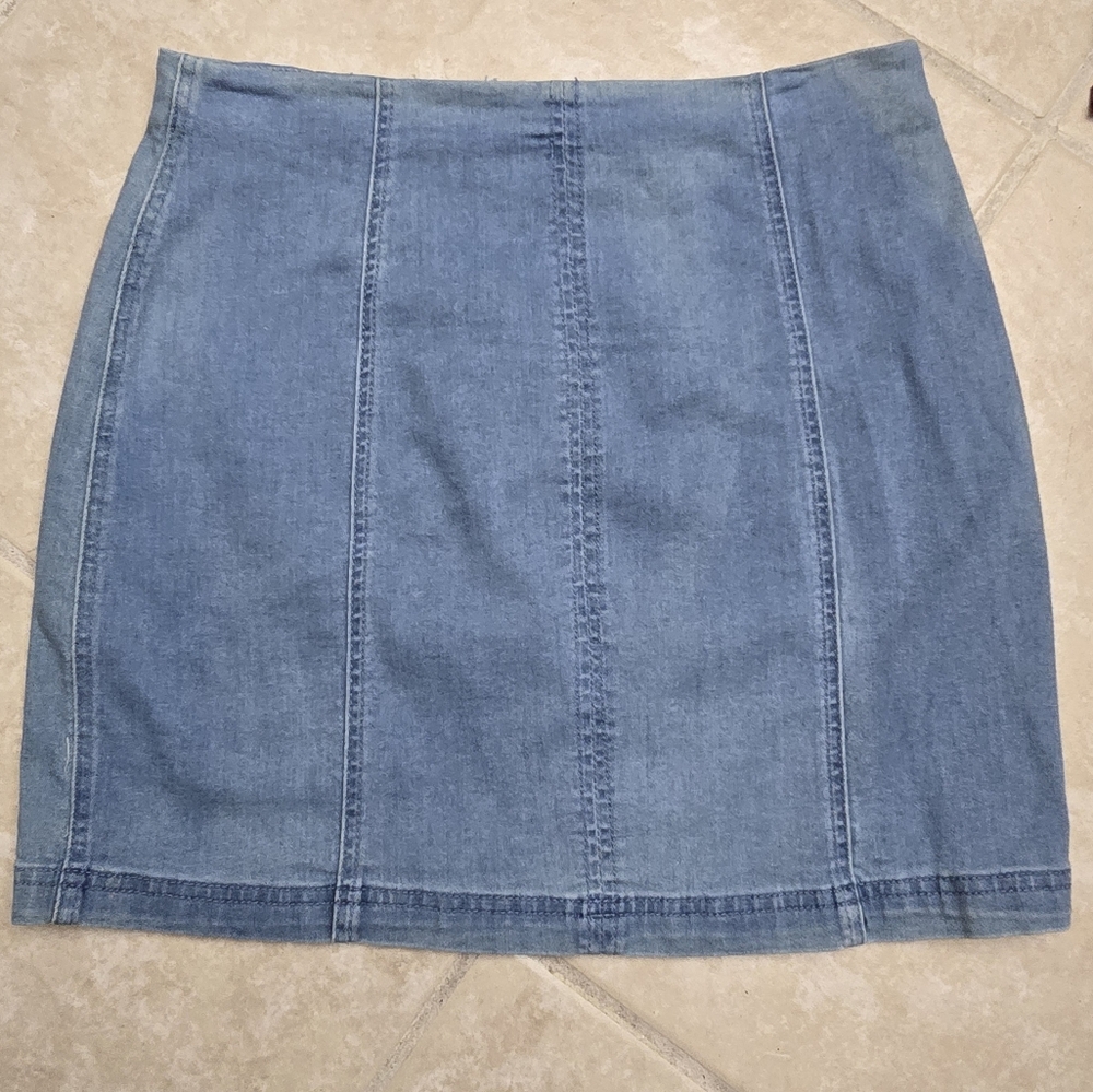 RED DRESS BOUTIQUE x Wild Honey Denim Mini Skirt New - Picture 7 of 12